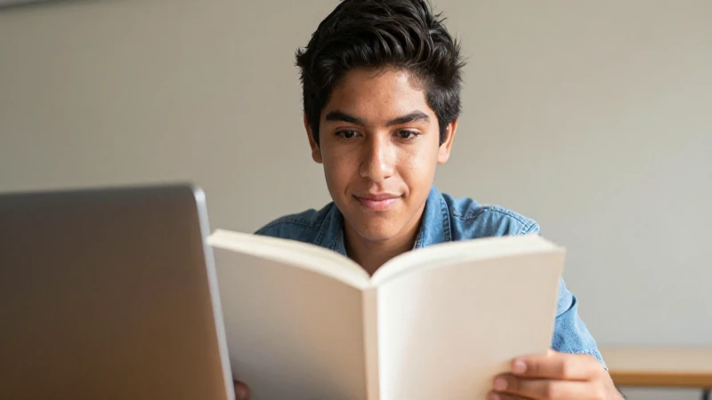 ACTUALIZAR DATOS: ¡Descubre cómo conseguir tu BECA! 6 Joven mestiza estudia bajo luz cálida