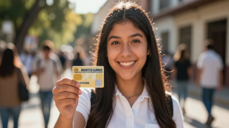 BECAS BENITO JUÁREZ: Cómo OBTENER tu TARJETA en 2026 3 Joven mexicano, becado, irradia esperanza