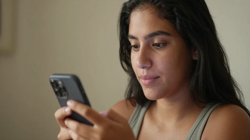 Becas: Aprende a Actualizar tu Número Telefónico Fácilmente 3 Joven mexicana, piel bronceada, usando teléfono