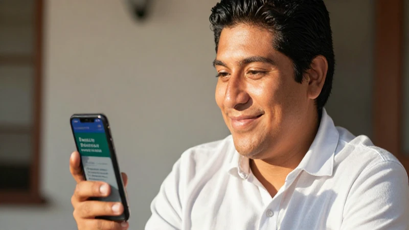 Becas: Aprende a Actualizar tu Número Telefónico Fácilmente 5 Joven mexicana usa una app de beneficios