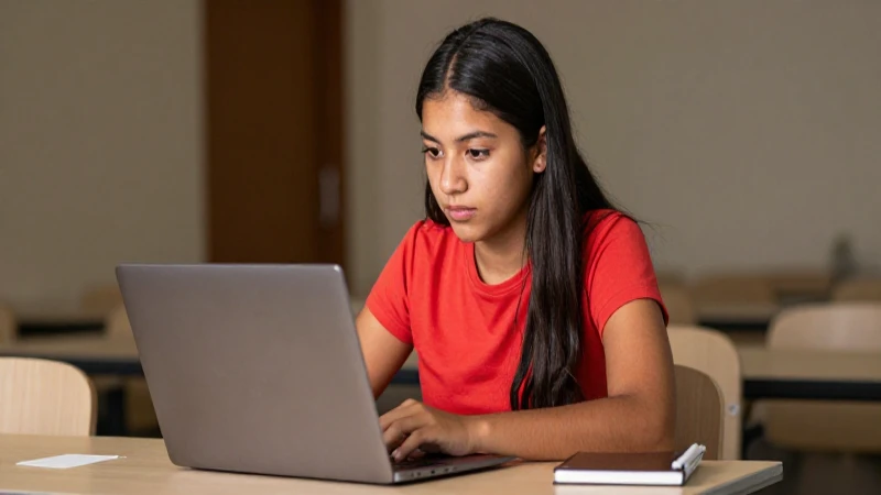 Beca Benito Juárez: DESCUBRE el Registro para 2026 4 Joven mestiza estudia enfocada, cálida y vibrante