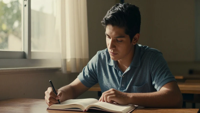 Beca Rita Cetina 2026: ¡DESCUBRE Todo lo que Necesitas! 3 Joven mexicano estudia bajo luz cálida