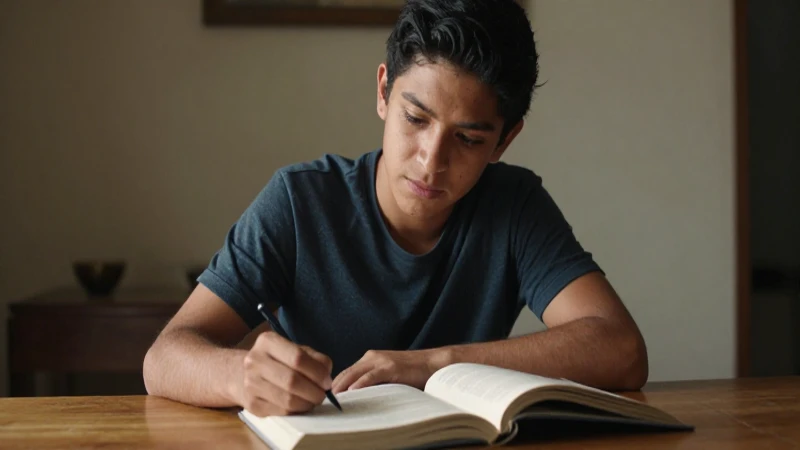 Beca Rita Cetina 2026: ¡DESCUBRE Todo lo que Necesitas! 4 Joven mexicano estudia bajo luz cálida