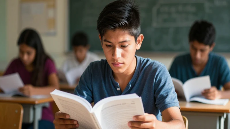 Estudiante mexicana, luz cálida y estudio vibrante
