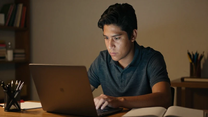 BECAS BENITO JUÁREZ: Descubre OFICINAS SECRETAS 2026 6 Joven mestiza estudia bajo luz cálida