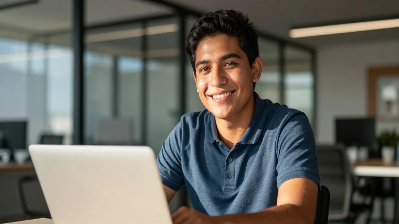 BECAS BENITO JUÁREZ: Descubre OFICINAS SECRETAS 2026 9 Estudiante sonríe bajo cálida luz mexicana
