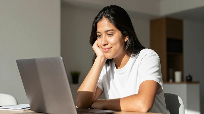 BECAS BENITO JUÁREZ: ¡Descubre la PREPA EN LÍNEA SEP! 7 Joven mestiza, estudiante, con luz cálida y optimista