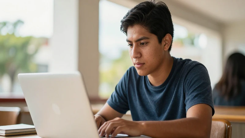BECAS DE MEDIA SUPERIOR: ¡DESCUBRE los REQUISITOS 2026! 6 Joven mestiza estudia bajo luz cálida