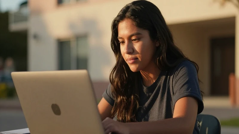 BECAS DE MEDIA SUPERIOR: ¡DESCUBRE los REQUISITOS 2026! 3 Joven mestiza estudia bajo luz dorada