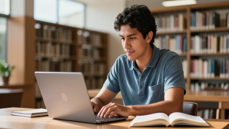 BECAS DE TITULACIÓN 2026: Descubre Cómo Acceder 2 Estudiante mexicano estudia con luz cálida
