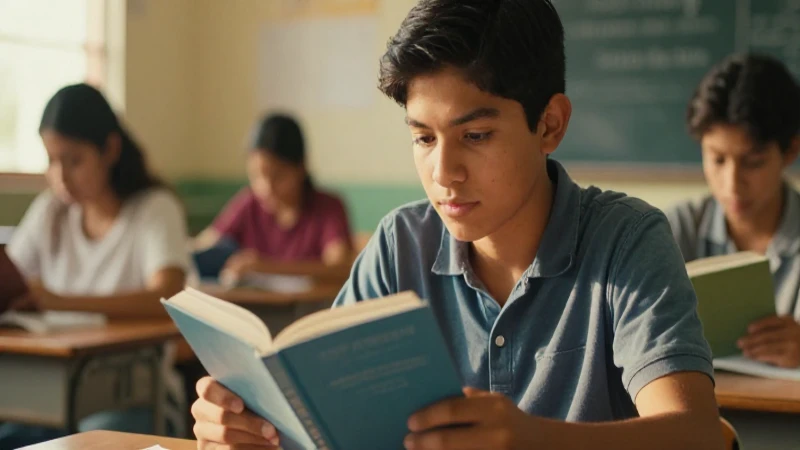 BECAS DE TITULACIÓN 2026: Descubre Cómo Acceder 4 Estudiante mestizo estudia bajo luz dorada