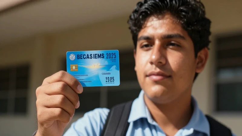 BECAS IEMS: Cómo OBTENER tu TARJETA 2026 en CDMX 2 Joven mexicana, becada, con piel bronceada