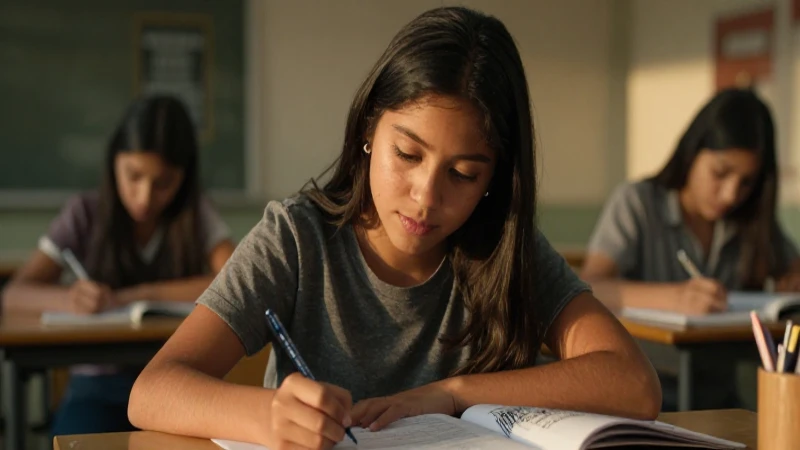 Beca BENITO JUÁREZ: Pasos Clave para REGISTRARTE en 2026 4 Joven mestiza, estudiante, radiante en la luz dorada