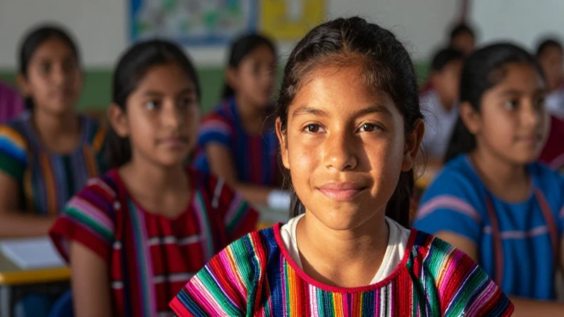 Estudiantes mexicanos sonríen bajo la cálida luz