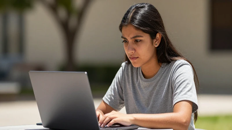 Consigue tu Cita Beca Benito Juárez 2026 de forma rápida 7 Estudiante mestiza, cálida y natural al aire libre