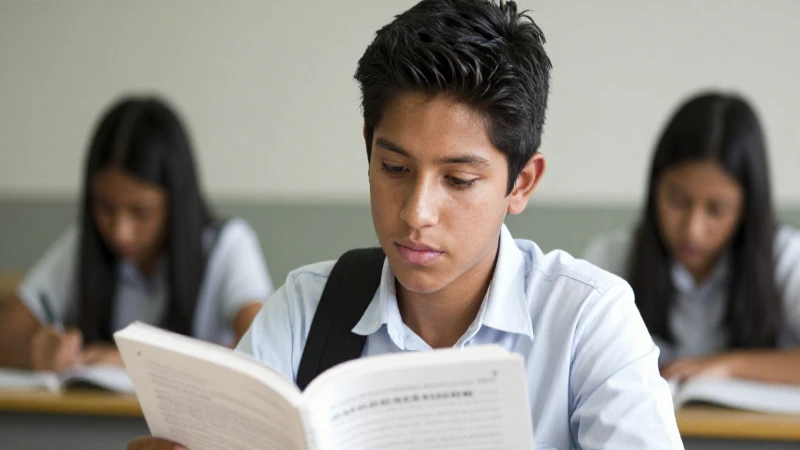 Estudiante mexicano, luz suave, piel bronceada