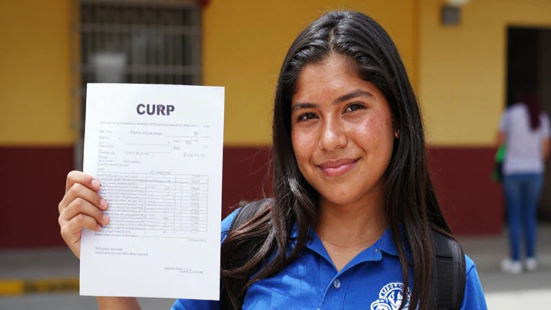 DOCUMENTOS PARA LA BECA BENITO JUÁREZ 2026: ¡Descúbrelos! 4 Joven mestiza con CURP bajo la luz cálida