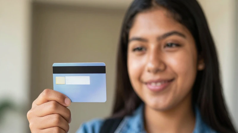 ENTREGA de TARJETAS BECAS Benito Juárez: ¡Descubre MÁS! 6 Joven mexicana sonríe con tarjeta de débito