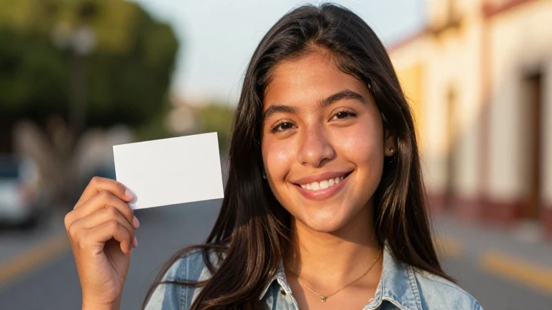 Retrato cálido de un estudiante mexicano sonriente