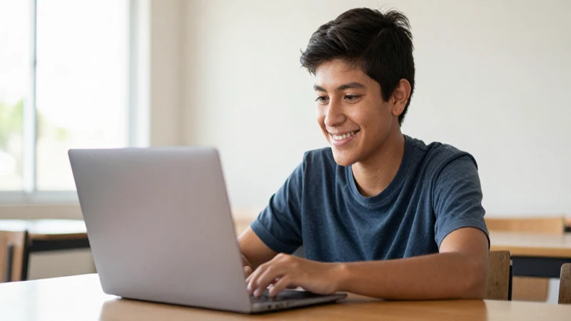 Convocatoria UBBJ 2026: ¡Obtén tu Beca de $5,800! 6 Joven estudiante mestizo, ilusionado y luminoso