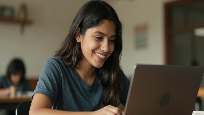 Convocatoria UBBJ 2026: ¡Obtén tu Beca de $5,800! 2 Joven mestiza estudia bajo luz cálida