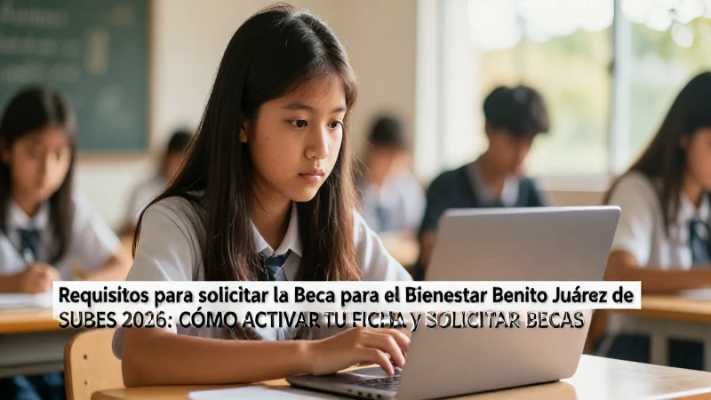 SUBES 2026: CÓMO ACTIVAR tu FICHA y SOLICITAR BECAS 2 ipes