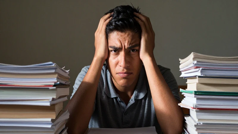 Por Qué No Me Ha Llegado la BECA Descubre la Verdad Aquí 8 Joven mexicano frustrado con papeles, luz cálida