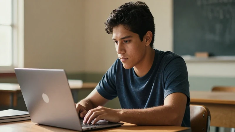 Beca JÓVENES ESCRIBIENDO el FUTURO 2026: ¡Inscríbete Ya! 2 Joven mexicano estudia al resplandor natural
