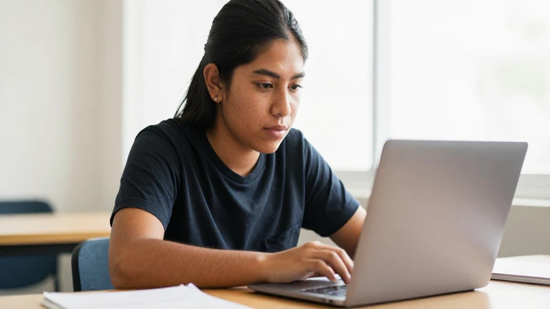 Registro BECAS BENITO JUÁREZ: Cómo Obtenerlas Rápido 6 Estudiante mestiza con piel bronceada, luz cálida