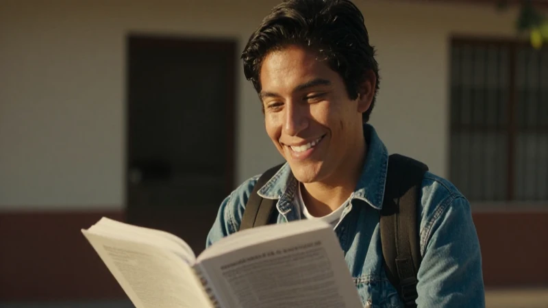 Registro BECAS BENITO JUÁREZ 2026: ¡Descubre cómo! 8 Estudiante mexicano sonríe bajo la cálida luz