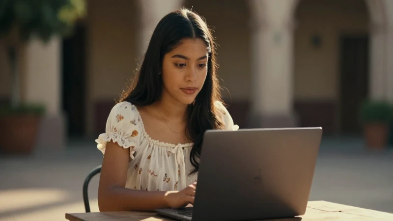SUBES 2026: ¡Descubre CÓMO REGISTRARTE y OBTENER TU BECA! 4 Estudiante mexicana al sol, ambiente cálido