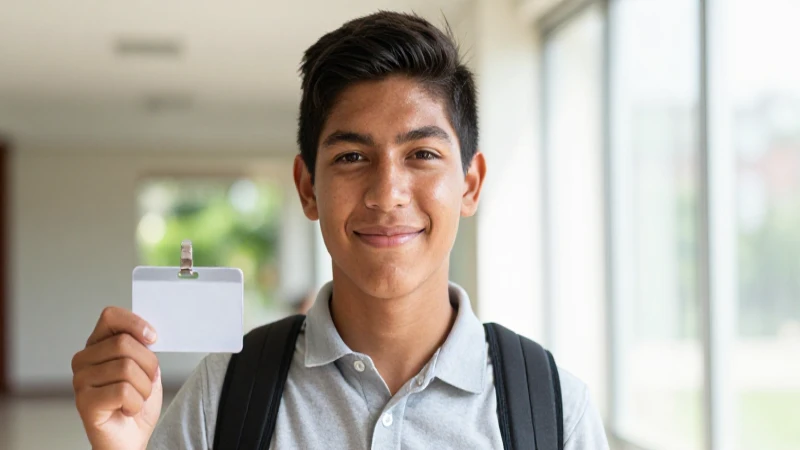 Joven mexicano, estudiante, con optimismo y luz cálida