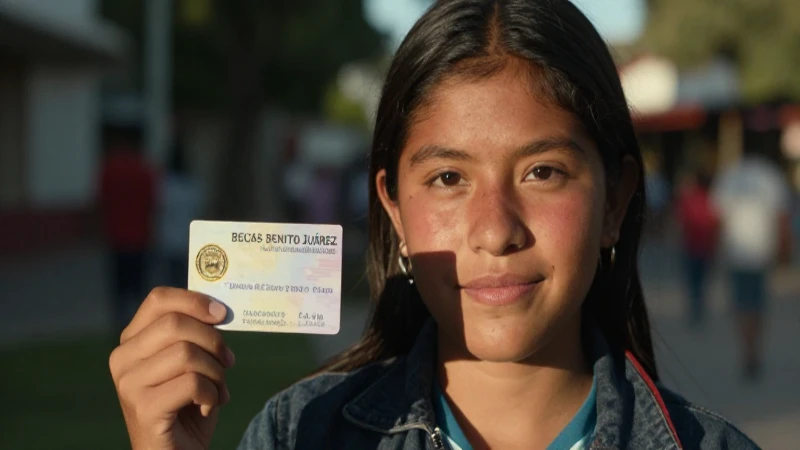 Tarjetas BECAS BENITO JUAREZ: Qué DOCUMENTOS necesitas 2 Estudiante mestizo mexicano bajo la luz cálida