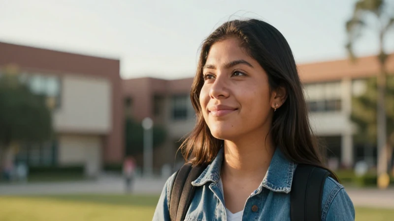Becas 2026 de LLAVE MX: Transformar tu Futuro Te Espera 2 Estudiante mestiza, optimista y enfocada en el futuro