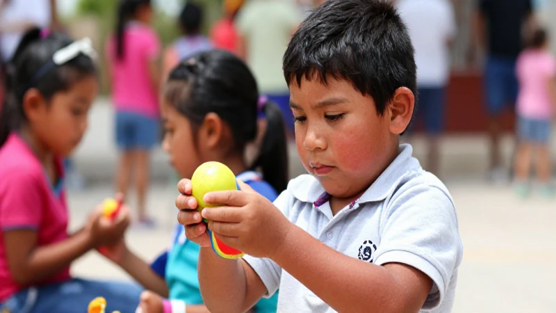 ZONAS ESCOLARES de PRIMARIA en CHIAPAS: ¡Descubre AQUI! 5 Niños mestizos juegan bajo luz solar brillante